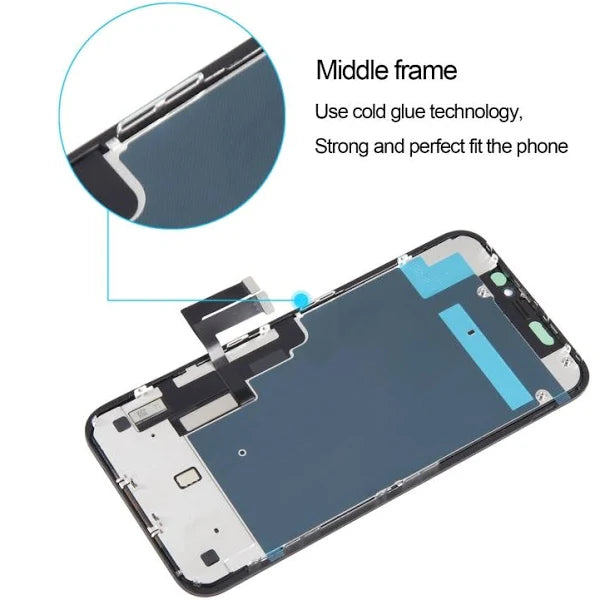 Incell LCD Assembly for iPhone 11 Screen Replacement (Reserved OEM IC Pads) Incell LCD Assembly for iPhone 11 Screen Replacement (Reserved OEM IC Pads)